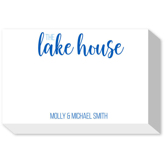 The Lake House Big and Bold Notepads